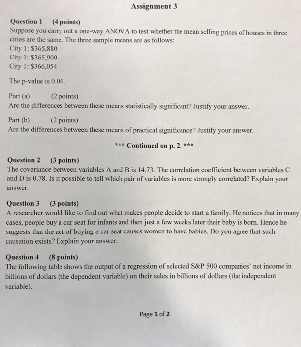 Car buy assignment paper