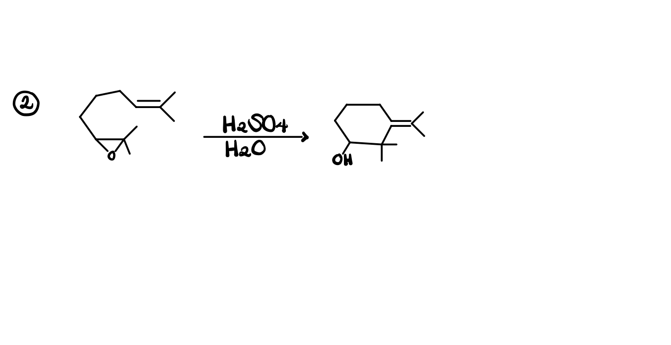 Solved (2) H2OH2SO4 | Chegg.com