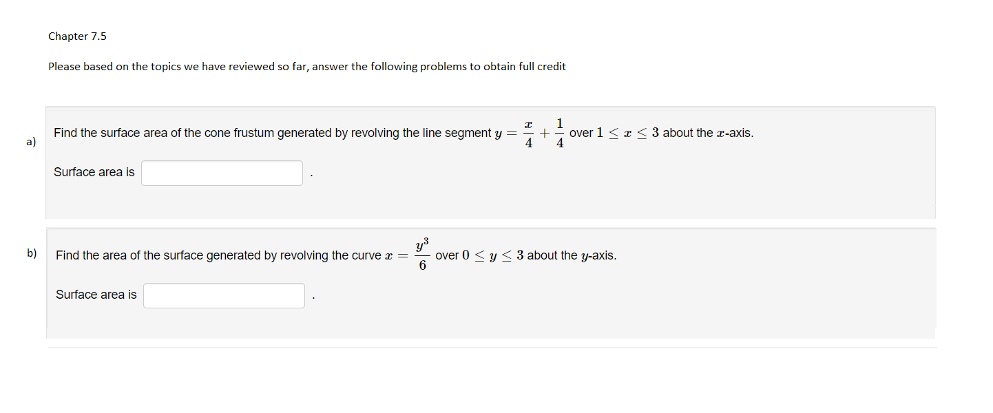 Solved Chapter 7.5 Please Based On The Topics We Have | Chegg.com