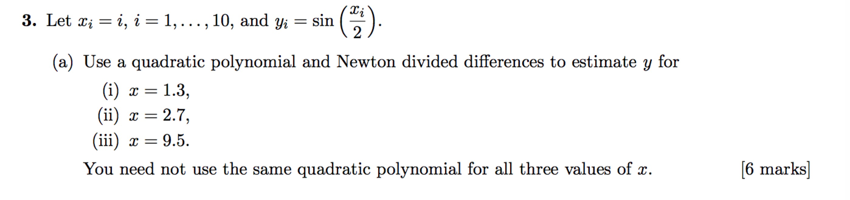 solved-3-let-li-i-i-1-10-and-yi-sin-a-use-chegg