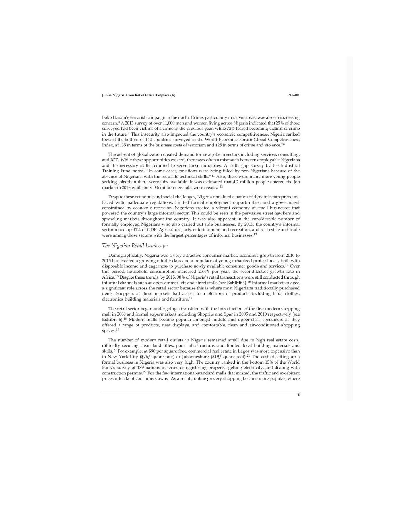 Solved Use the PESTEL Analysis on the following Jumia