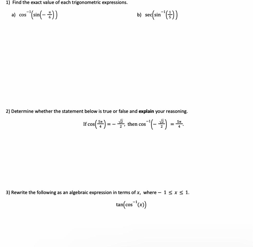 solved-a-cos-1-sin-6-b-sec-sin-1-51-2-determine-chegg