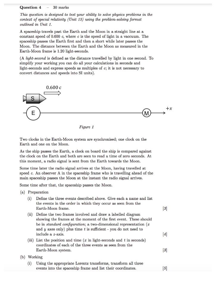 Solved Question 4 30 marks This question is designed to test | Chegg.com