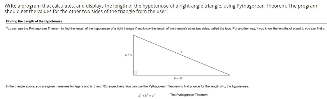 Solved Write a program that calculates, and displays the | Chegg.com
