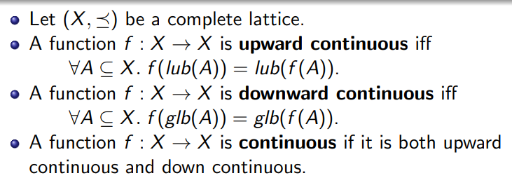 Solved Give an example of a complete lattice (X,≺), and a | Chegg.com