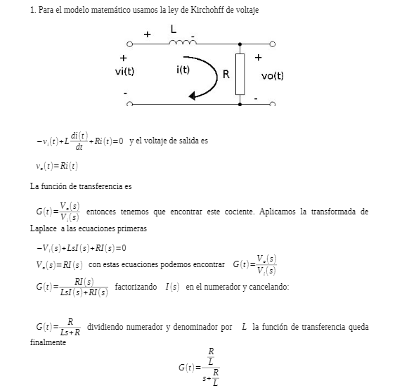 Solved 1 Find The Transfer Function And The Output Of Th Chegg Com