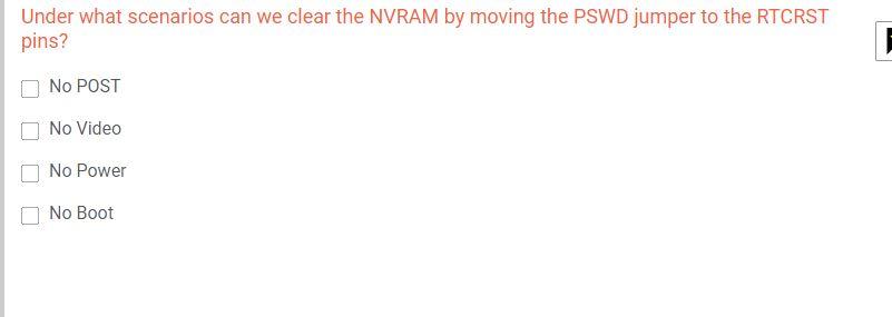 Clearing best sale the nvram