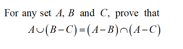 Solved For Any Set A, B And C, Prove That | Chegg.com