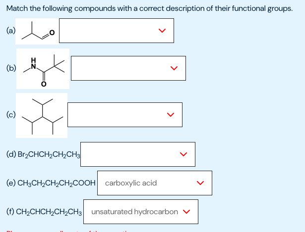 Solved Match The Following Compounds With A Correct Chegg Solved Match The Following Compounds With A Correct Chegg
