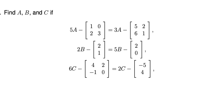 Solved Find A,B, and C if | Chegg.com