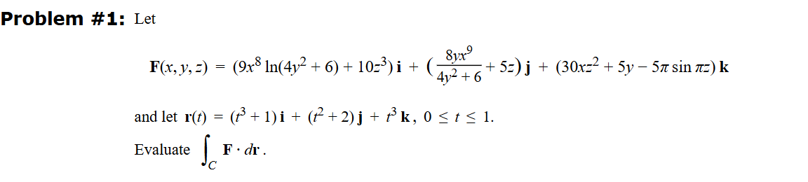 Solved Problem #1: | Chegg.com