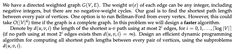 Solved We have a directed weighted graph G(V,E). The weight | Chegg.com