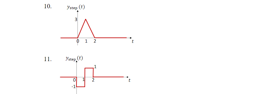 11. \( y_{\text {step }_{\star}}(t) \)