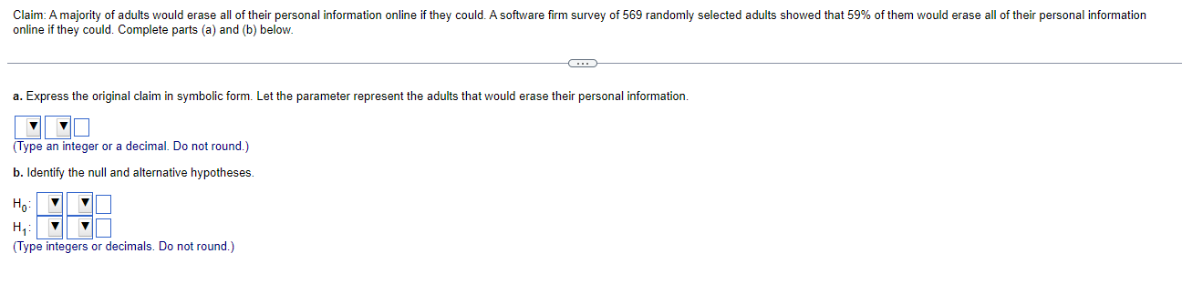 Solved Online If They Could. Complete Parts (a) And (b) | Chegg.com