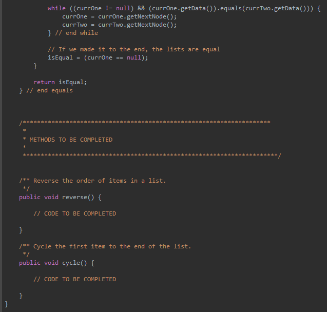 Solved import java.util.Arrays; /** A class that implements | Chegg.com