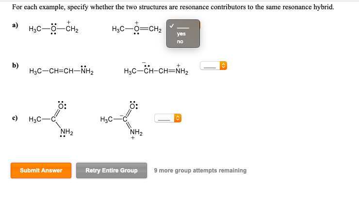 Solved For Each Example Specify Whether The Two Structur Chegg Com