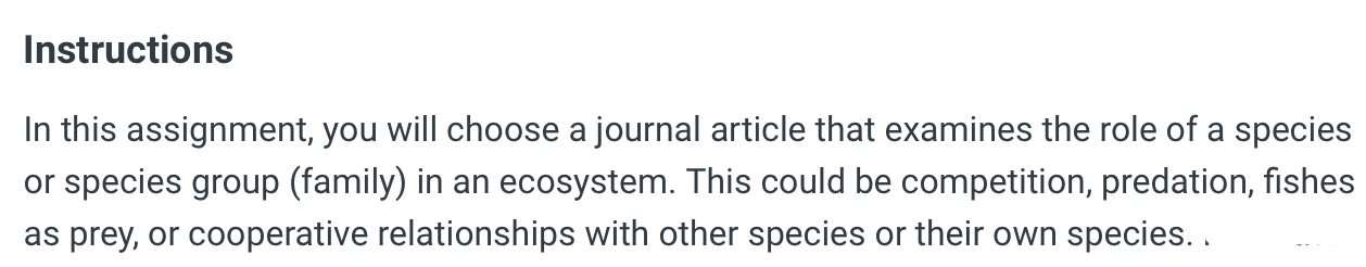 Solved InstructionsIn this assignment, you will choose a | Chegg.com