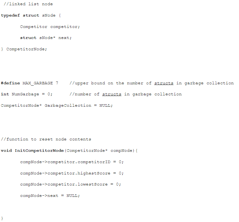 Solved You have implemented a linked list of set of | Chegg.com