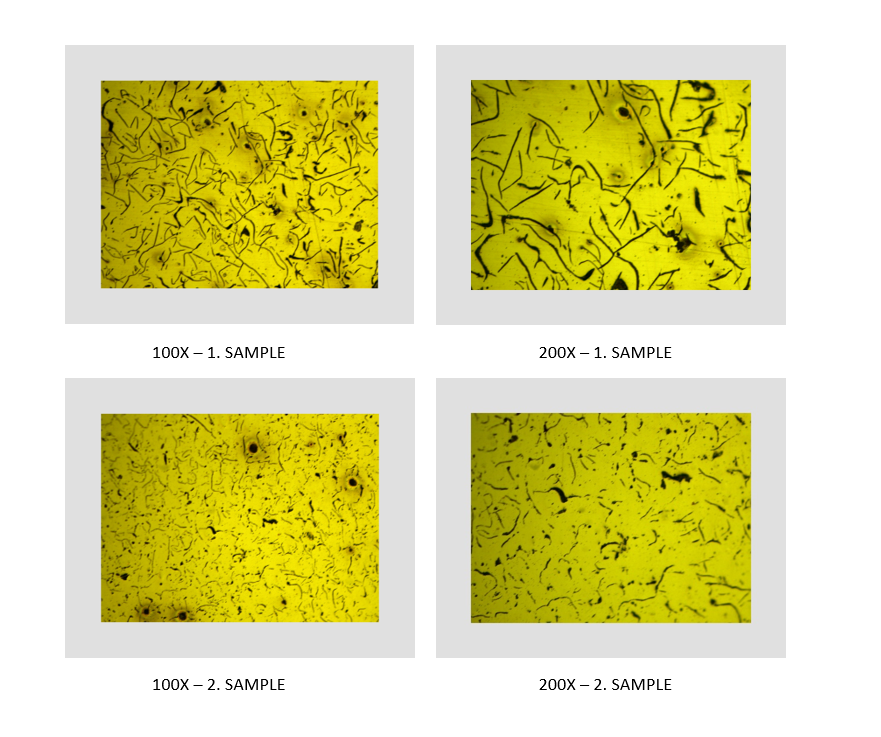 Solved The figure shows images of two separate cast | Chegg.com