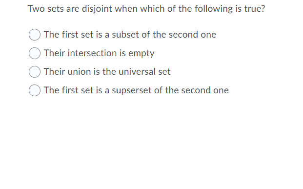 Solved Which Of The Following Represents The Set Of All 0003