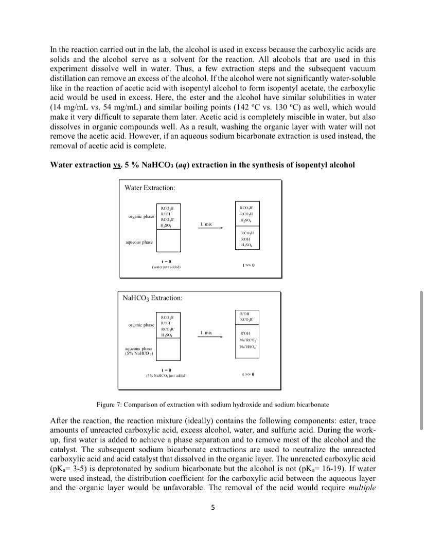 Solved Experiment 8: Fischer Esterification - Synthesis of | Chegg.com