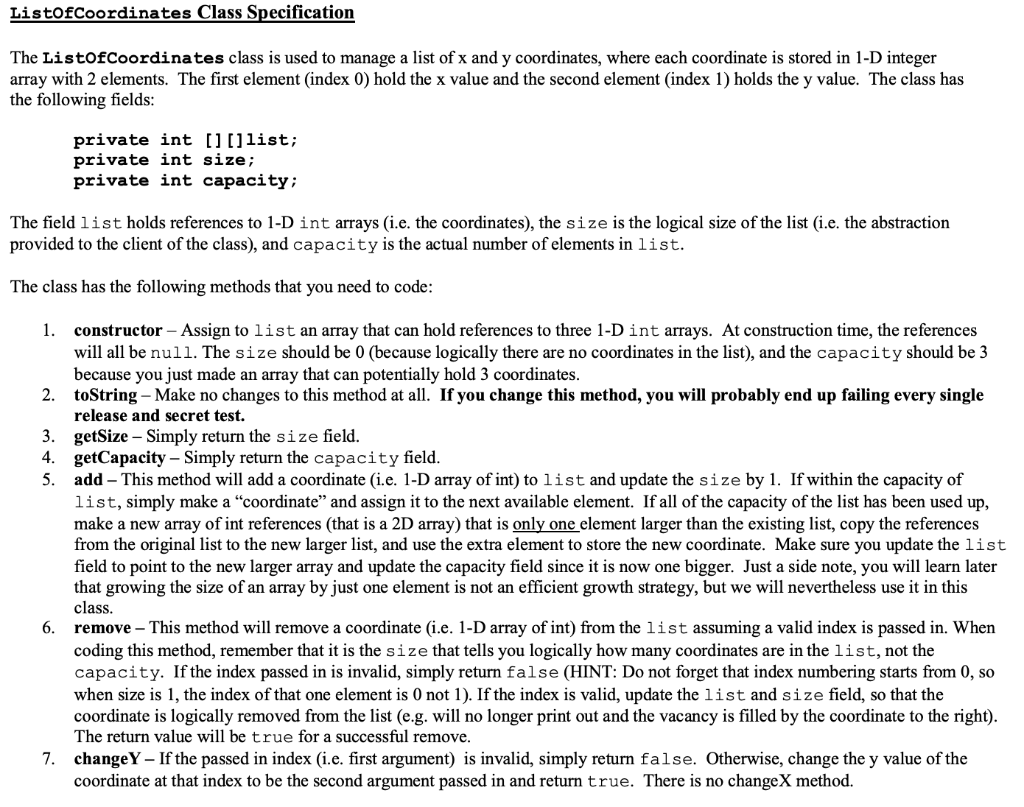 Solved Please help with this assignment. In Java | Chegg.com