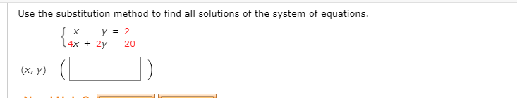Solved Use the substitution method to find all solutions of | Chegg.com