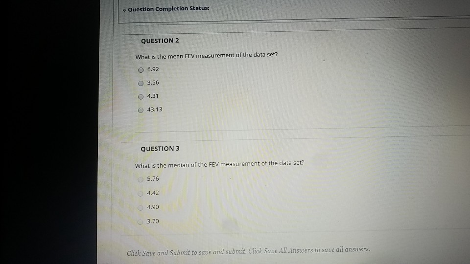 Solved Questions 1-12 refer to this data set. The following | Chegg.com