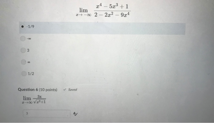Solved Question 1 (10 points) Saved By looking at the graph | Chegg.com