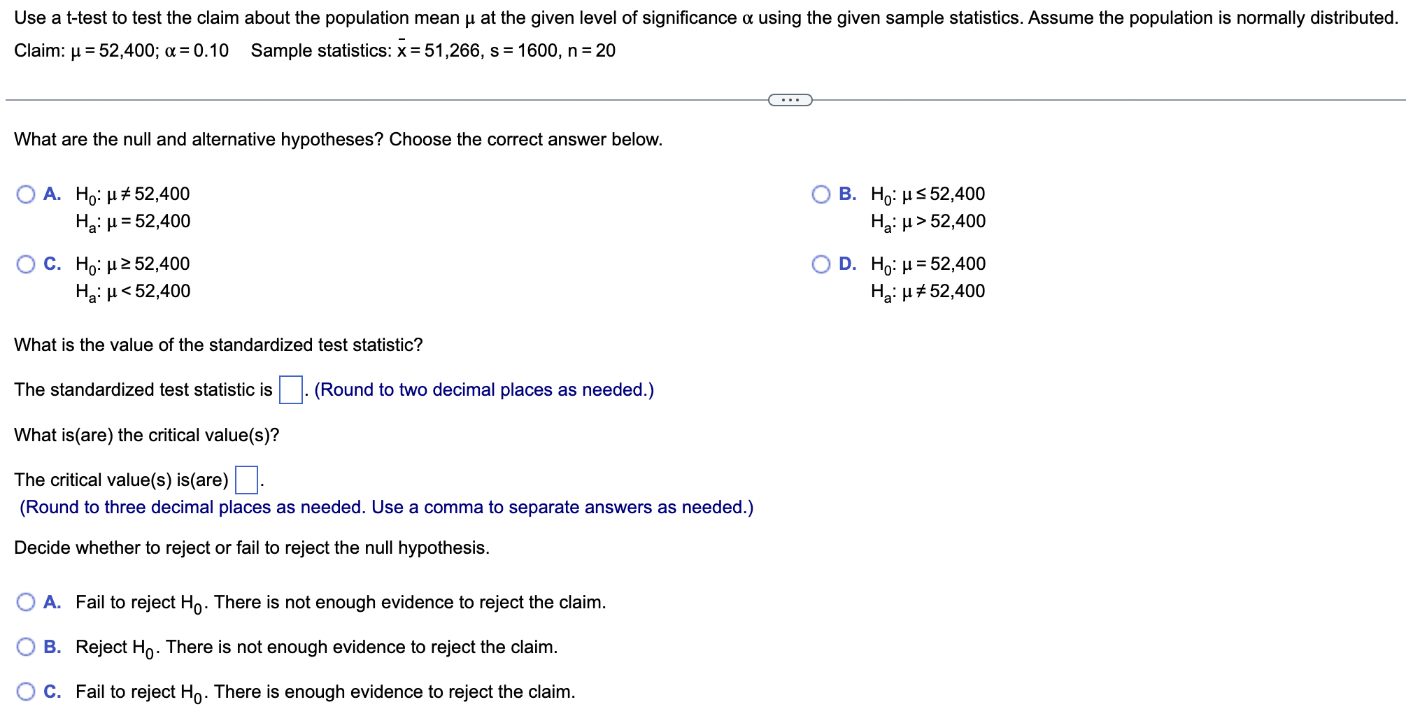 solved-use-a-t-test-to-test-the-claim-about-the-population-chegg