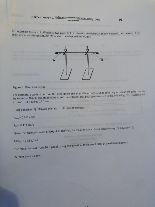 experiment to demonstrate graham's law of diffusion