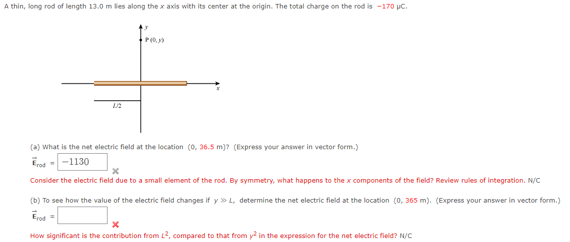 Solved (a) What is the net electric field at the location | Chegg.com