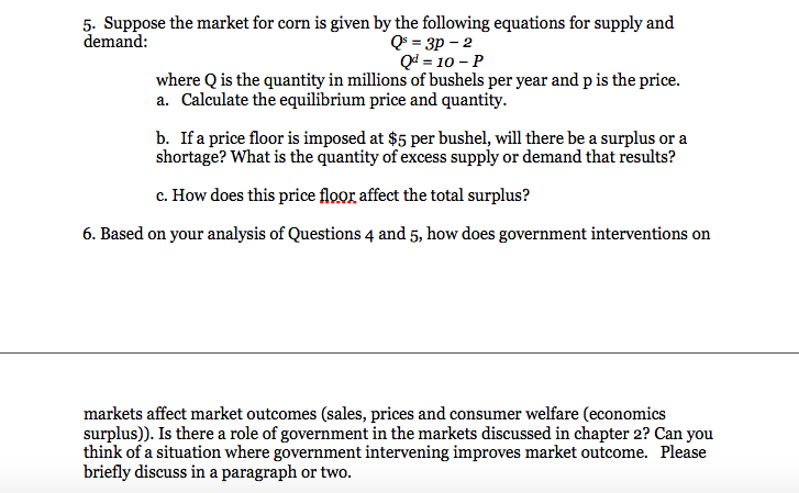 Solved Chapter 2: Demand analysis (Assuming perfectly | Chegg.com