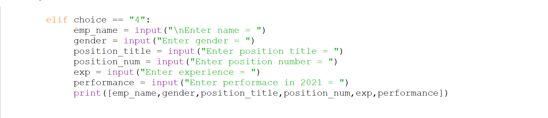 Solved In python, the question is 'ask user for input and | Chegg.com