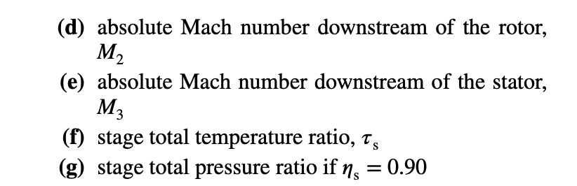 Solved = 8.42 An axial-flow compressor stage at its | Chegg.com