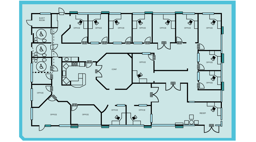 Solved Imagine a fictional eight-floor building that houses | Chegg.com