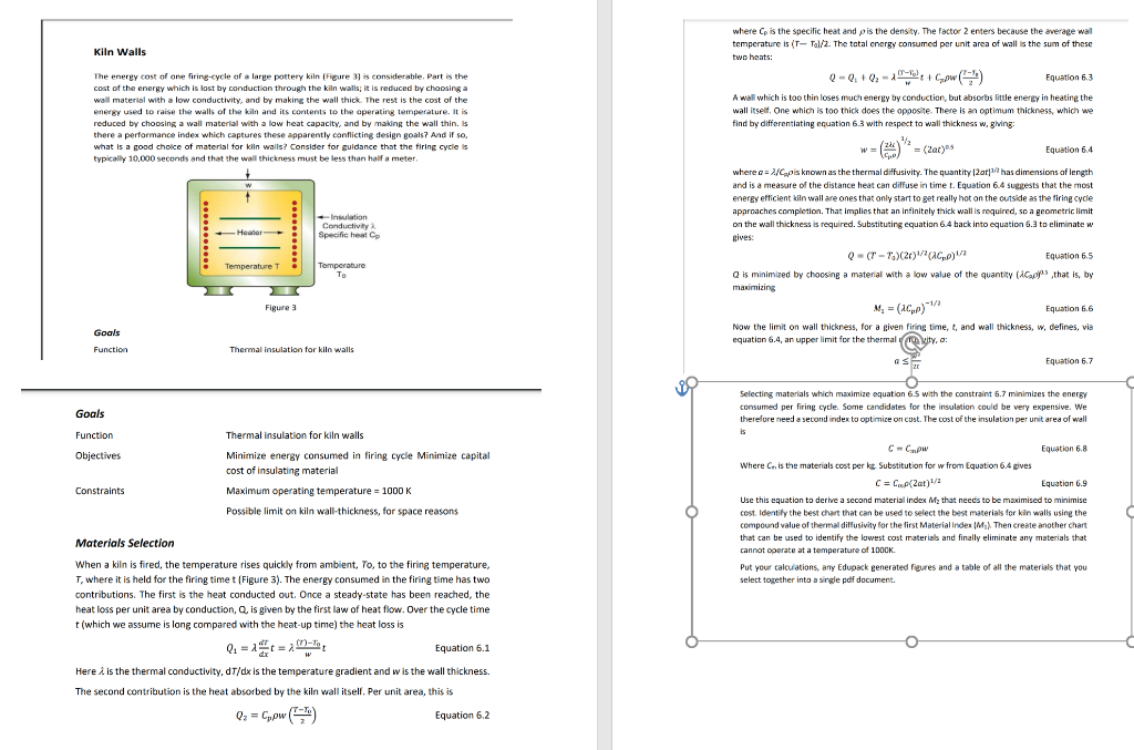 Kiln Walls The energy cost of one firingcycle of a
