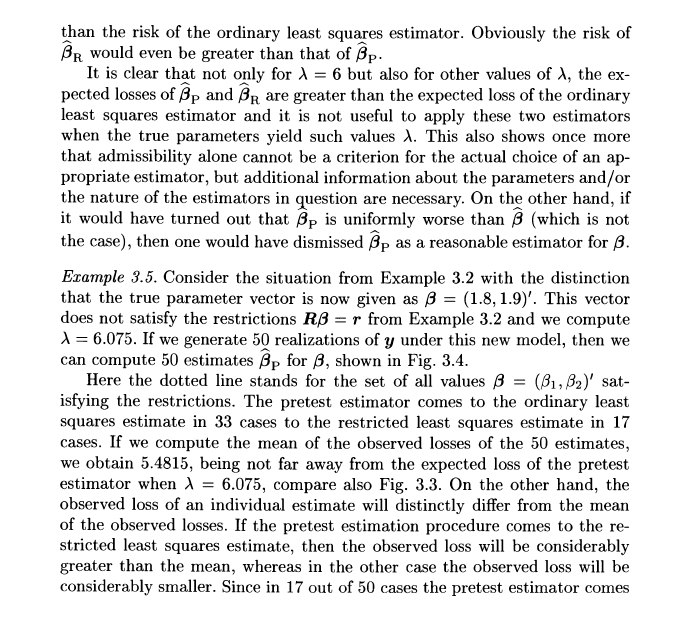 3.9. Consider a linear regression model with n = 9, p | Chegg.com