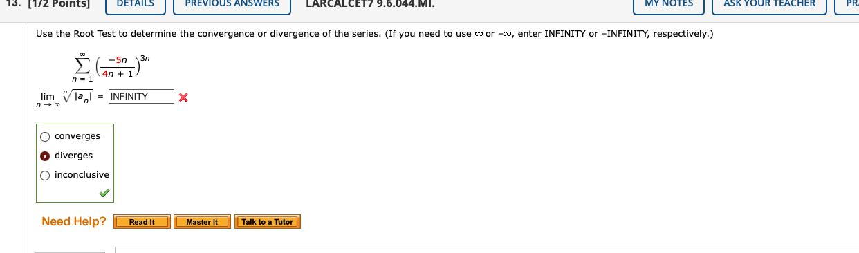 Solved 13. [172 Points] DETAILS PREVIOUS ANSWERS ALCET7 | Chegg.com
