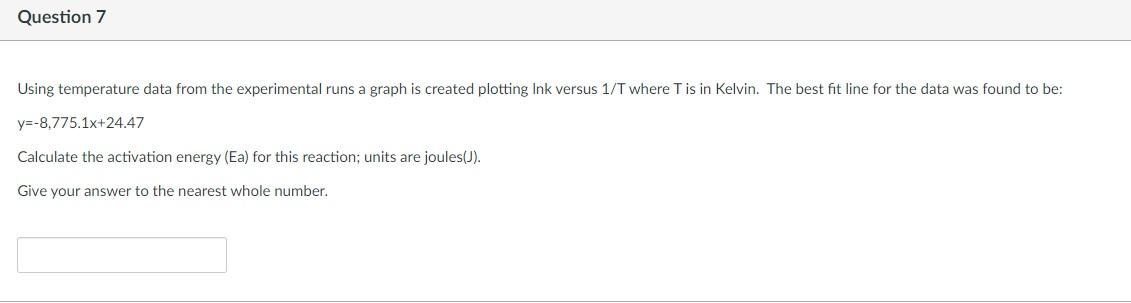 Solved Question 6 The following results were found after | Chegg.com
