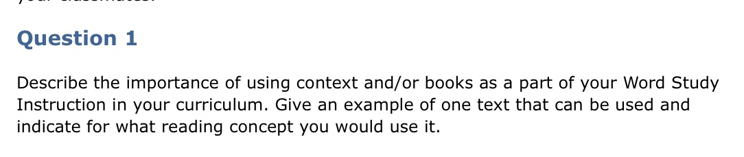 Solved Question 1describe The Importance Of Using Context Chegg Solved Question 1describe The Importance Of Using Context Chegg
