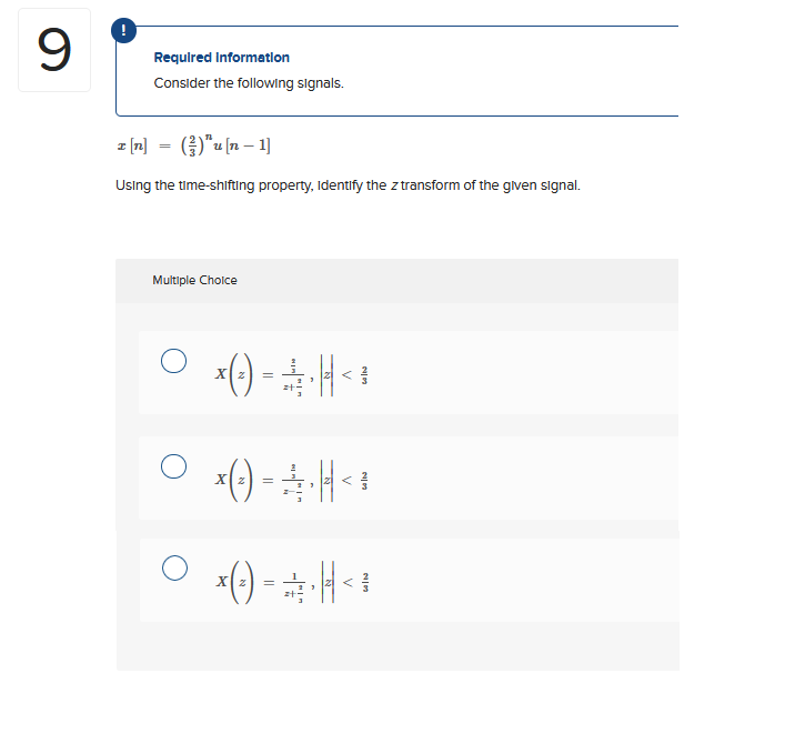 Solved Required Information Consider The Following Signals. | Chegg.com