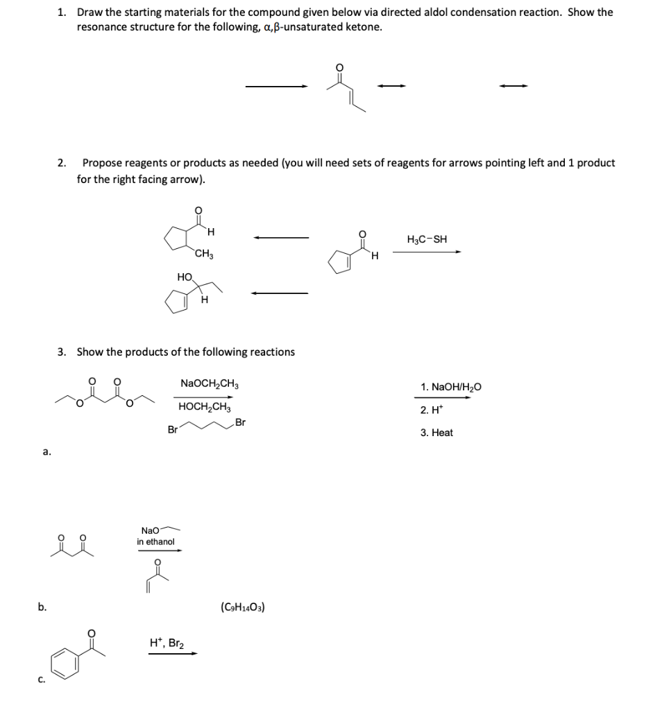 Solved 1. Draw the starting materials for the compound given | Chegg.com