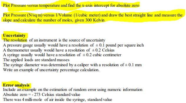 absolute zero experiment procedure