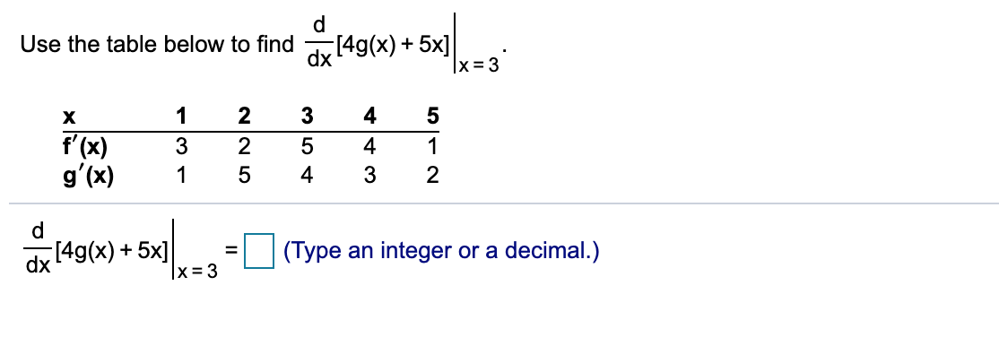 Solved Use The Table Below To Find Use The Table Below To | Chegg.com