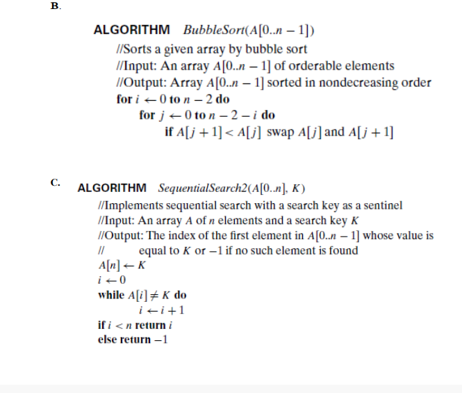 Solved Algorithm 1: Bubble Sort // C program for