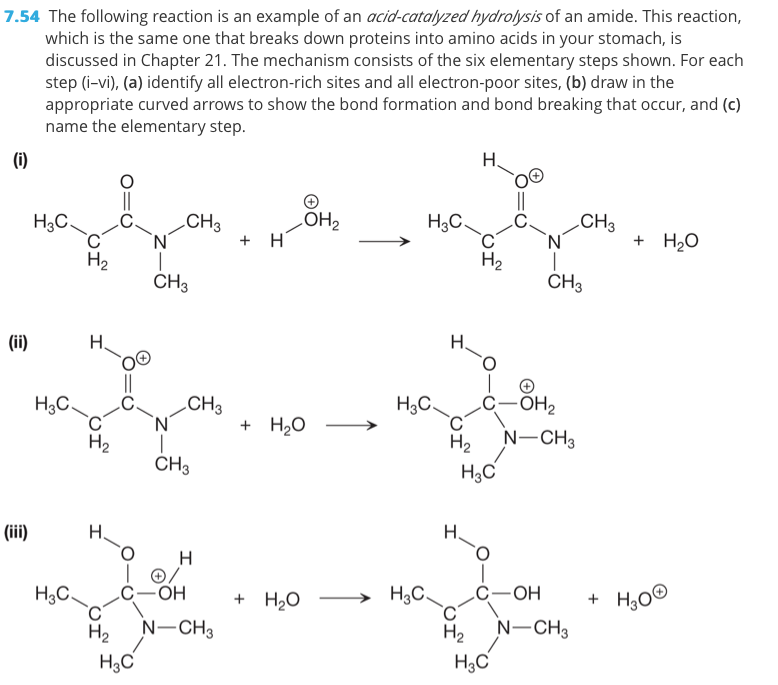 Solved 7.54 The following reaction is an example of an | Chegg.com