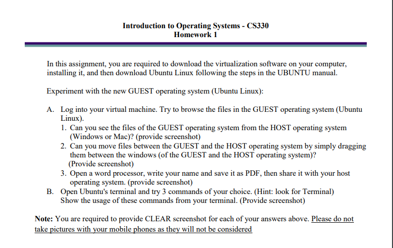 linux operating system screenshots