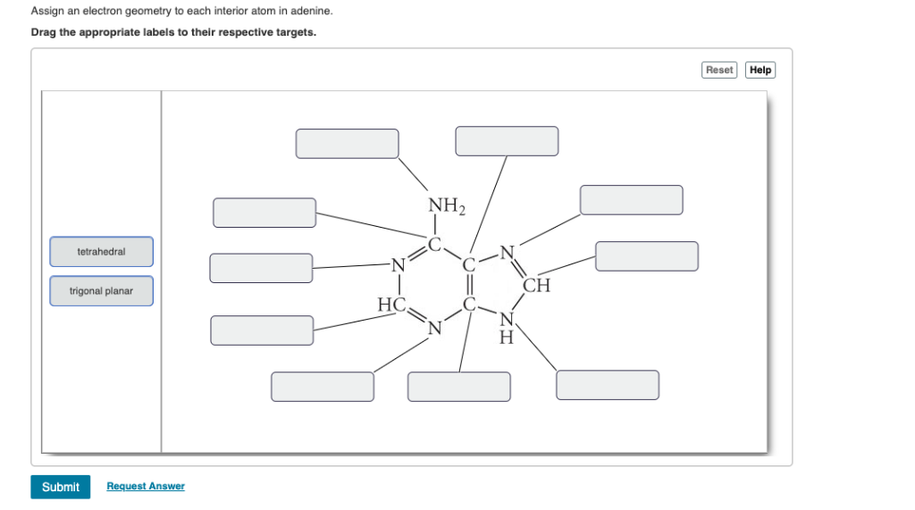 Solved Assign an electron geometry to each interior atom in | Chegg.com