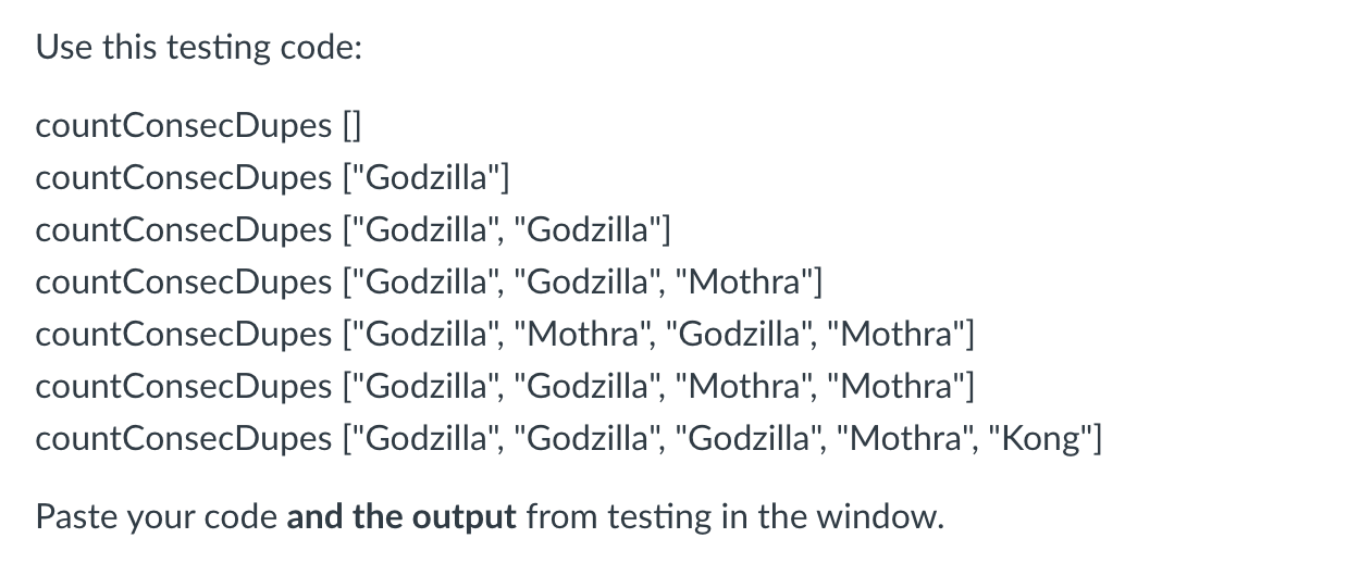 Solved Haskell Programming Problem: Write A Recursive | Chegg.com